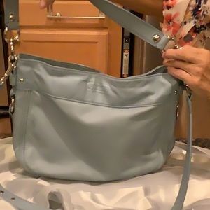 Coach Powder Blue Shoulder/Crossbody
